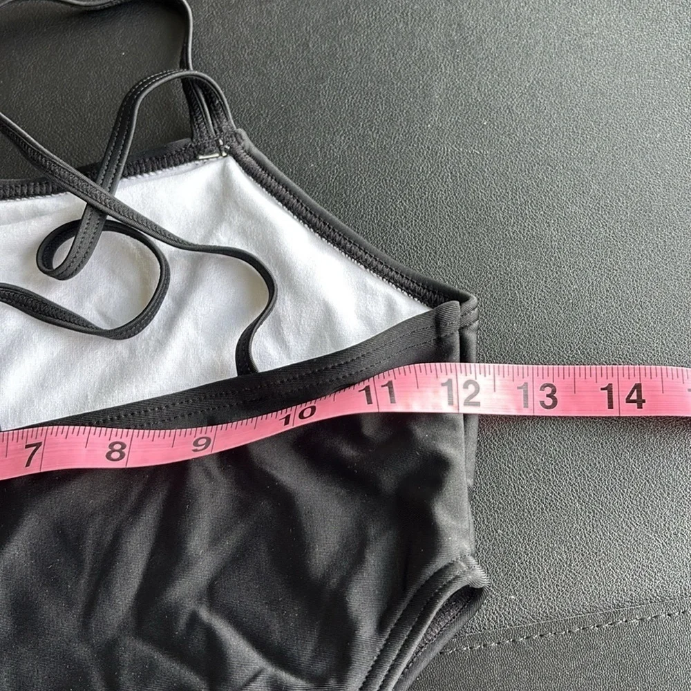 Kanu Surf UPF 50+ strappy back,straight front & back,above hip cutout one piece
